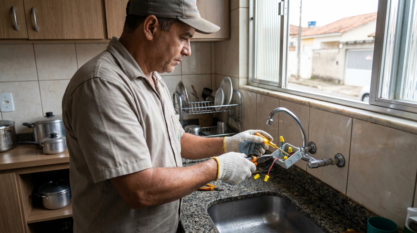 Adequação de Ponto Elétrico em Blumenau‑SC