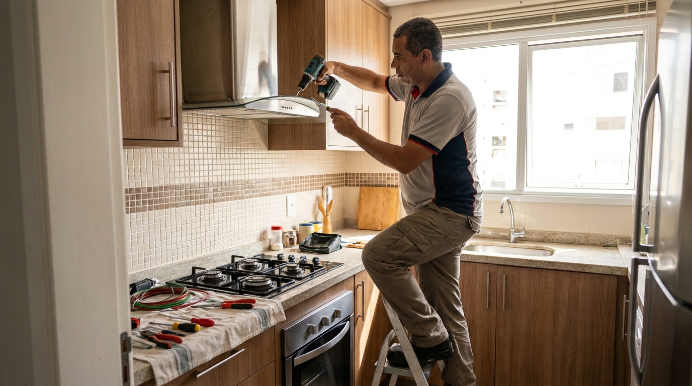 Instalação de Exaustor em Blumenau‑SC